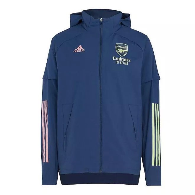 Giacca Calcio a vento Arsenal 20/21 Blu